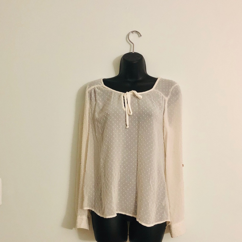 Tunic see through blouse
